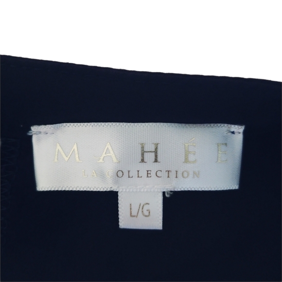 Mahée Tunic Top Lace Navy Blue L - Picture 9 of 9